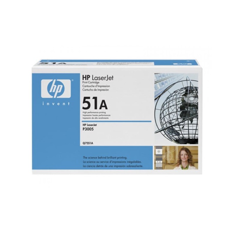 HP 51A - noire - original - toner