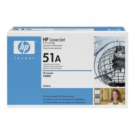 HP 51A - noire - original - toner