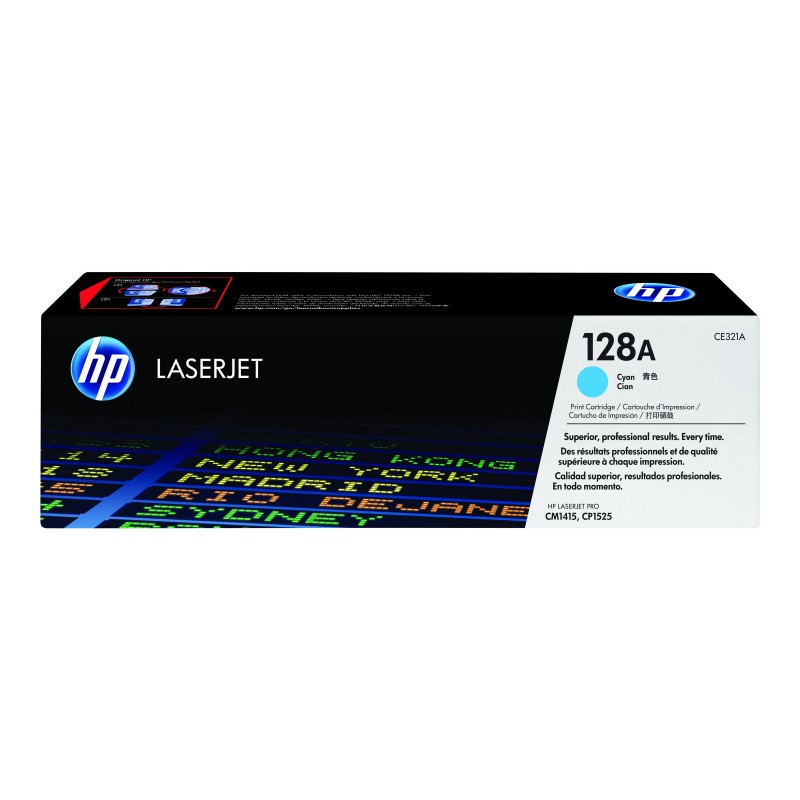 HP 128A - cyan - original - toner