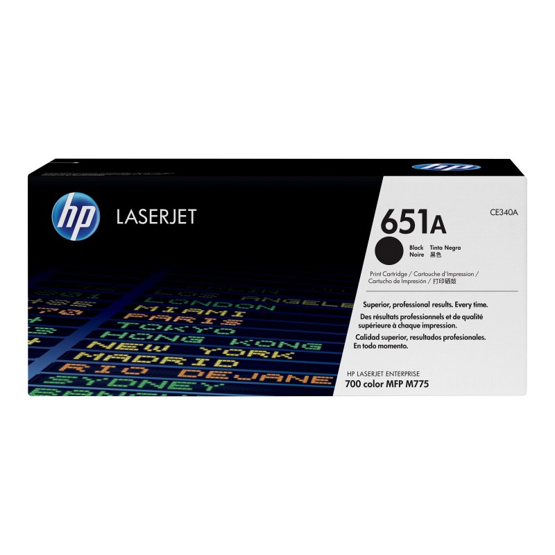 HP 651A - noire - original - toner