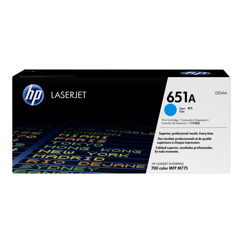 HP 651A - cyan - original - toner