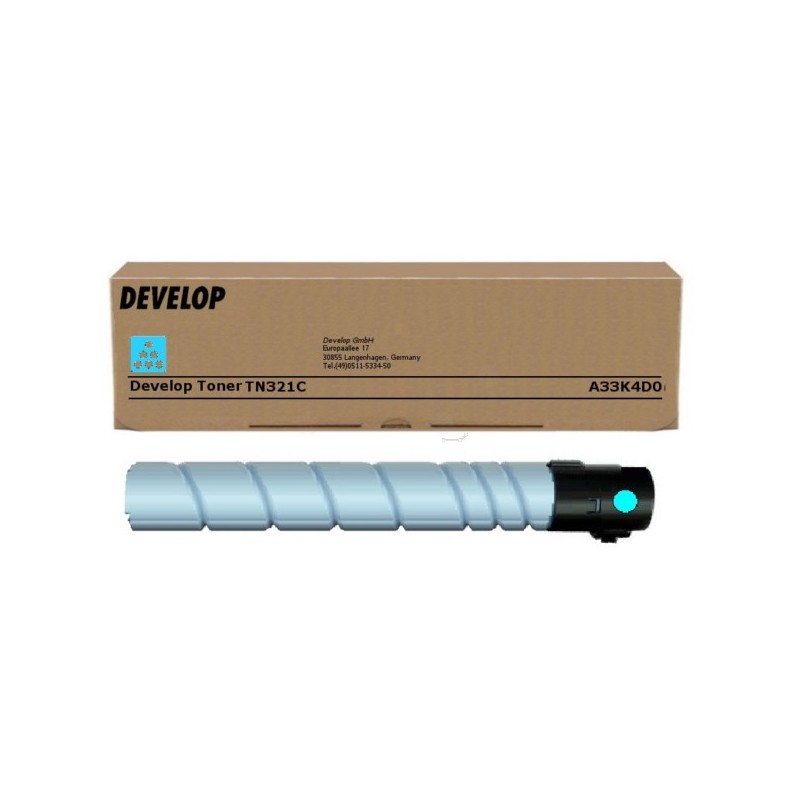 Original Develop A33K4D0 / TN321C Toner cyan