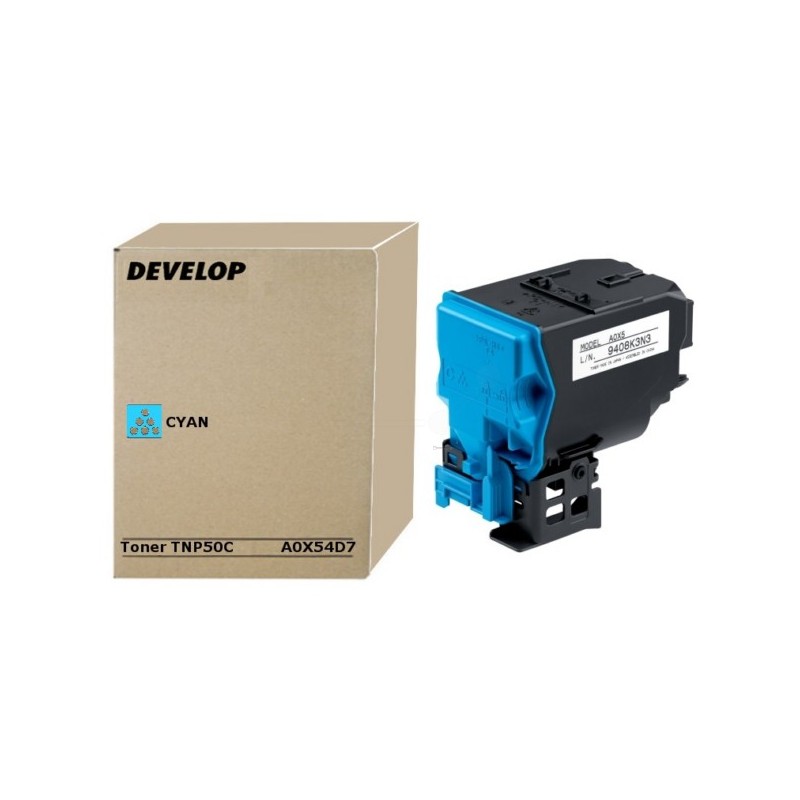 Original Develop A0X54D7 / TNP50C Toner cyan