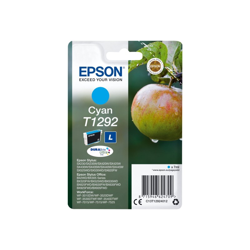 Cartouche Dencre Epson T1292 Cyan Achats Cartouchesfr 1531