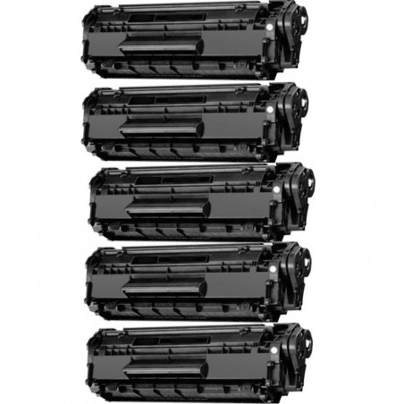 Toner équivalent à HP 79A Pack de 5 Noir