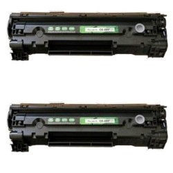 Toner équivalent à HP 85A Pack de 2 Noir