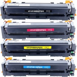 Toner équivalent à HP 201X Pack de 4 4 Couleurs