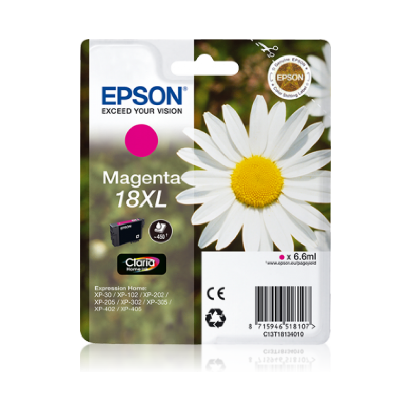 Epson T1813XL Paquerette - à rendement élevé - magenta - originale - cartouche d'encre