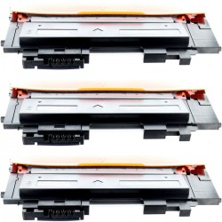 Toner équivalent à HP 117A Pack de 3 Noir - Avec puce