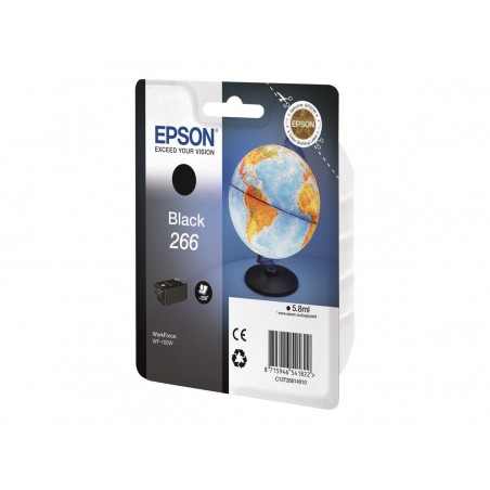 Epson T266 Globe - noire - originale - cartouche d'encre