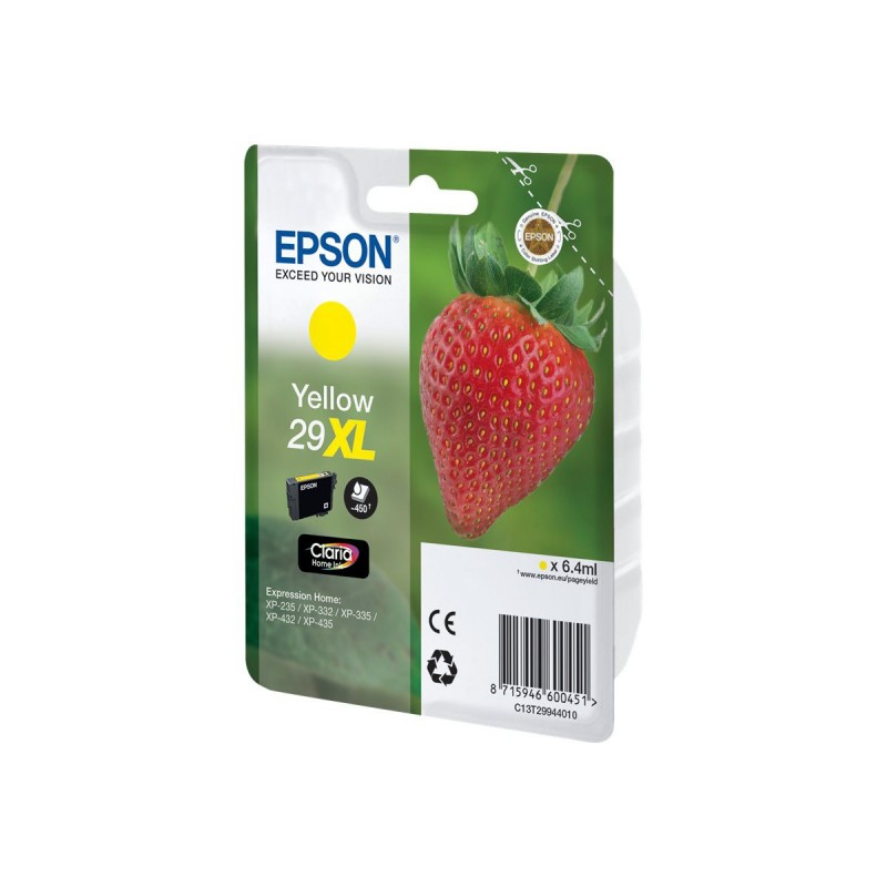 Epson T29XL Fraise - à rendement élevé - jaune - originale - cartouche d'encre