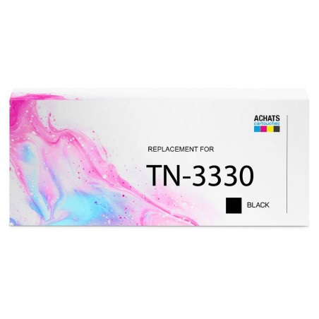 Toner BROTHER TN3330 (TN-3330) noir de 3000 pages - cartouche