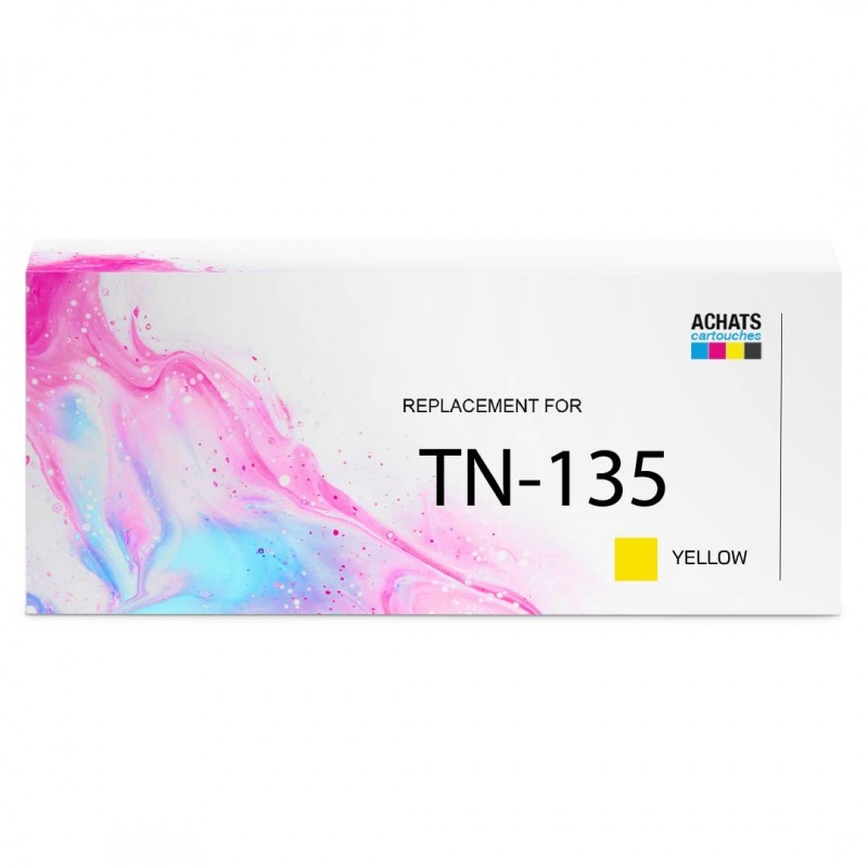 Cartouche toner compatible TN135Y