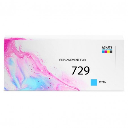 Cartouche de toner 729C Canon compatible Cyan