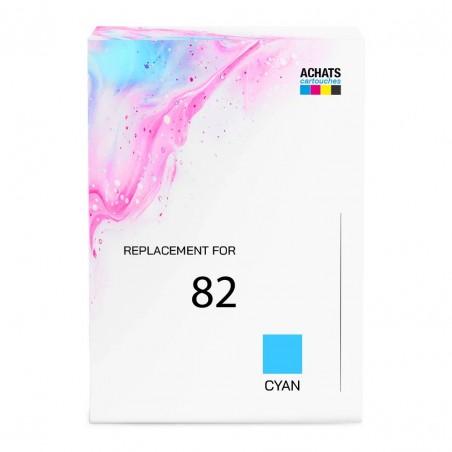 Encre compatible HP 82 Cyan