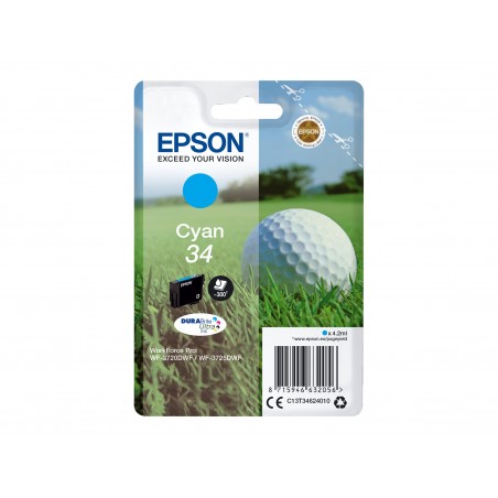 Epson T34 Balle de Golf - cyan - originale - cartouche d'encre