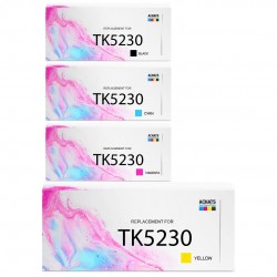 Toner équivalent à Kyocera TK5230 Pack de 4 4 Couleurs