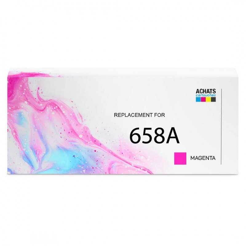 HP 658A toner Magenta - Avec puce