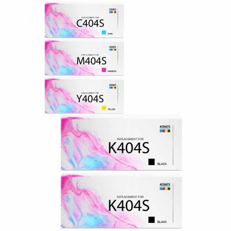 Pack de 5 Samsung SU100A CLTP404C-PCK5 compatible