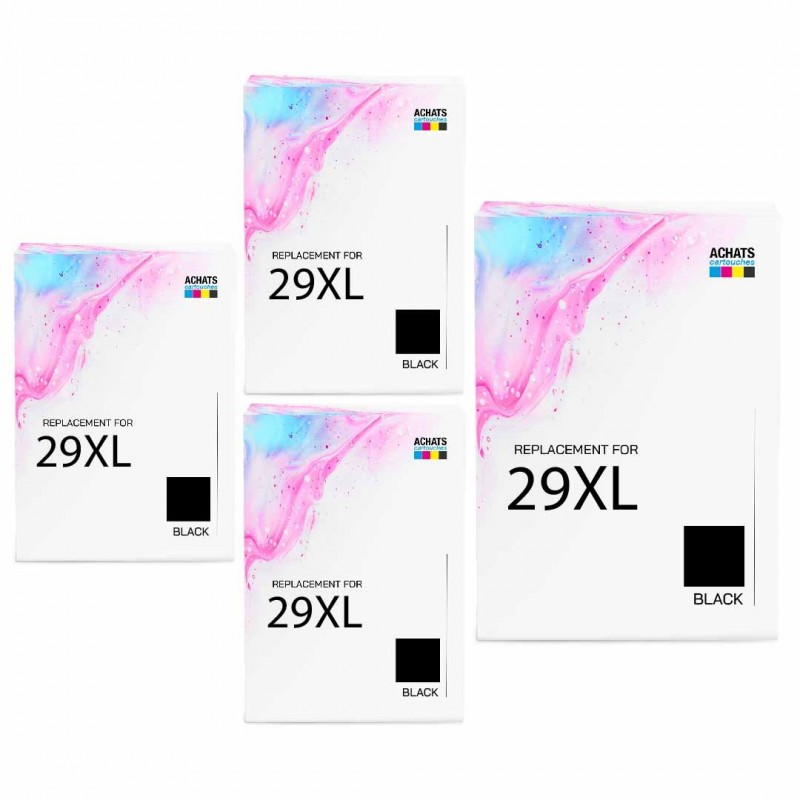 Pack de 4 encres C13T29914012 29XL compatibles Epson