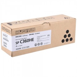 408184 Type SPC360HE toner Noir