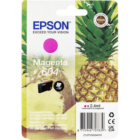 EPSON C13T10G34010 604 Cartouche d'encre EPSON