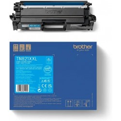 Cartouche de toner Brother TN821XXLC 