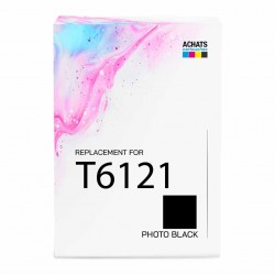 Encre Photo Black T6121 C13T612100 compatible Epson 