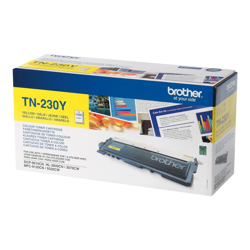 Brother TN230Y - jaune - original - toner