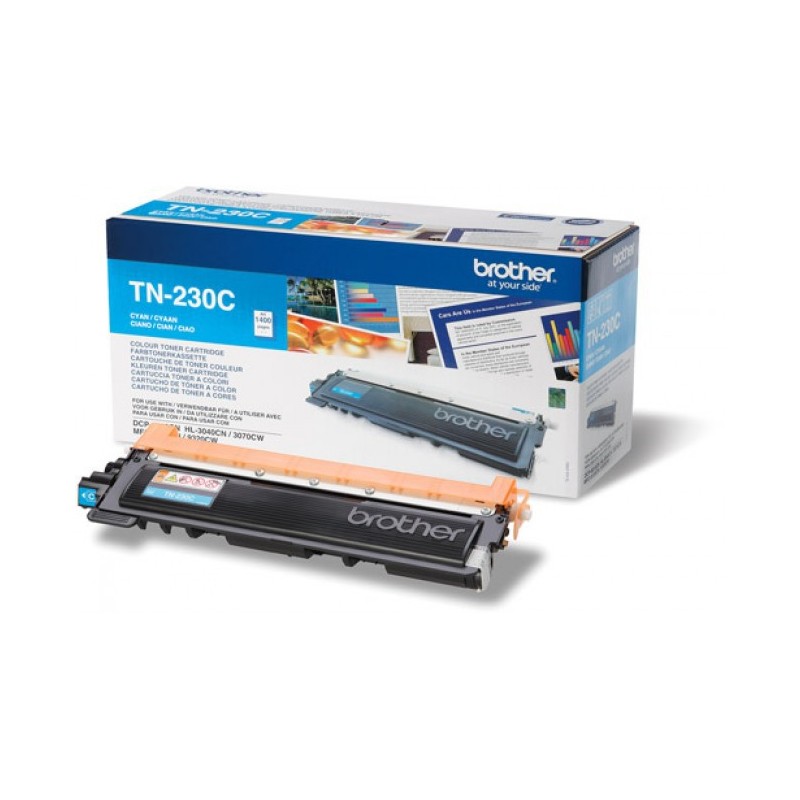 Brother TN230C - cyan - original - toner