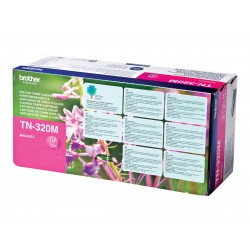 Brother TN320M - magenta - original - toner