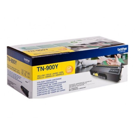 Brother TN900Y - jaune - original - toner